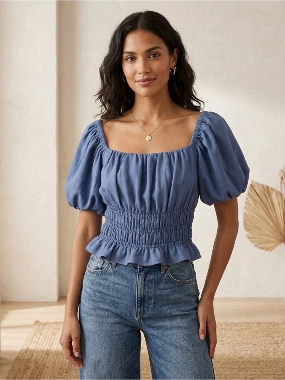 Abercrombie & Fitch | Stretch/Ruffle Material, Off Shoulder